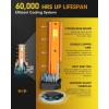 imageFAHREN 9005HB3 H11H8H9 Led Bulbs Combo  120000LM 1200 Super Brighter 2025 Updated Fog Light Bulbs 11 Mini Size 6500K Cool White Quick Install True Plug ampamp Play Pack of 4H119005