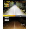 imageFAHREN 9005HB3 H11H8H9 Led Bulbs Combo  120000LM 1200 Super Brighter 2025 Updated Fog Light Bulbs 11 Mini Size 6500K Cool White Quick Install True Plug ampamp Play Pack of 4H119005
