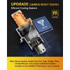 imageFAHREN 9005HB3 H11H8H9 Led Bulbs Combo  120000LM 1200 Super Brighter 2025 Updated Fog Light Bulbs 11 Mini Size 6500K Cool White Quick Install True Plug ampamp Play Pack of 4H49003