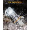 imageFAHREN H49003 Bulbs2 2 Brighter 6500K Cool White 11 Mini Size Plug and Play Upgraded HB2 light fog bulb pack of 29008H13