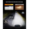 imageFAHREN H7 fog light bulbs 60000LM 12X Upgraded Brightness 70000 Hours Lifespan Real 11 Halogen Mini Size 6500K Cool White 11 Mini Size Plug and Play Pack of 4 2025 Updated9008