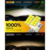 imageFAHREN H7 fog light bulbs 60000LM 12X Upgraded Brightness 70000 Hours Lifespan Real 11 Halogen Mini Size 6500K Cool White 11 Mini Size Plug and Play Pack of 4 2025 Updated9008