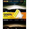 imageFAHREN H7 fog light bulbs 60000LM 12X Upgraded Brightness 70000 Hours Lifespan Real 11 Halogen Mini Size 6500K Cool White 11 Mini Size Plug and Play Pack of 4 2025 Updated9005 HB3