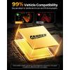 imageFAHREN H7 fog light bulbs 60000LM 12X Upgraded Brightness 70000 Hours Lifespan Real 11 Halogen Mini Size 6500K Cool White 11 Mini Size Plug and Play Pack of 4 2025 Updated9006 HB4