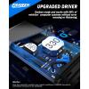 imageUpgraded HB39005 Light Bulb 43000LM Super Bright 6500K 7 Years Long Service Life with Cooling Fan Real 11 Size 9005 Fog Lights CANbusReady Plug and Play lP68 Waterproof Pack of 29008H13
