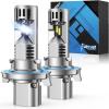 imageFAHREN H139008 Bulb 40000LM Ultra Brightness Real 11 Size Canbus Ready Wireless Plug and Play 6500K White Fog Light Bulbs Cooling Fan 70000H Lifespan Pack of 2
