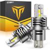imageFAHREN H49003 Bulbs2 2 Brighter 6500K Cool White 11 Mini Size Plug and Play Upgraded HB2 light fog bulb pack of 2H49003