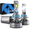 imageUpgraded HB39005 Light Bulb 43000LM Super Bright 6500K 7 Years Long Service Life with Cooling Fan Real 11 Size 9005 Fog Lights CANbusReady Plug and Play lP68 Waterproof Pack of 29006HB4