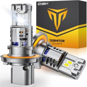 imageFAHREN 9005HB3 H11H8H9 Led Bulbs Combo  120000LM 1200 Super Brighter 2025 Updated Fog Light Bulbs 11 Mini Size 6500K Cool White Quick Install True Plug ampamp Play Pack of 49008H13