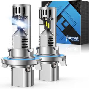 imageFAHREN H139008 Bulb 40000LM Ultra Brightness Real 11 Size Canbus Ready Wireless Plug and Play 6500K White Fog Light Bulbs Cooling Fan 70000H Lifespan Pack of 2