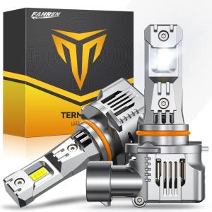 imageFAHREN Upgraded ampamp Brightest H7 Led Bulbs 1000 10X 60000LM Ultra Bright 6500K H7 fog light Mini Size No Adapter NeededIP68 WaterproofPlug and Play Pack of 29005hb3