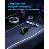 imageUltra Mini Android Auto ampamp CarPlay Wireless Adapter Latest A9 Chip 58GHZ WiFi 54 Bluetooth 35s Auto Connect USBCUSBAExtension Cable Compatible with iOS10 Android 10 CEROHSFCCBlackD