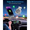 imageFahren Wireless CarPlay Adapter for iPhone AppleUltra Mini60 Reduced Size2025 2in1 Android Auto Adapter 3X Automatic Connection Plug and Play Compatible with iOS 10 Android 11
