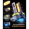 imageFAHREN H11H8H9 Fog Light Bulbs 70000LM Brightness 6500K Cool White Plug and Play 11 Halogen Size IP68 Waterproof Pack of 2H11