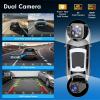 imageFAHREN 1026quot Wireless CarPlay ampamp Android Auto Touchscreen Car Stereo 4K Dash Cam ampamp 2K Backup Camera Bluetooth WiFi GPS Navigation Voice Control Music Calls  Safer Smarter Driving Upgrade