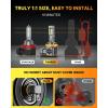 imageFAHREN H11 9005  Bulbs Combo  ampamp  130000LM 13X Ultra BrighterTrue PlugNPlay H9 H8 HB3 Fog Light Bulbs 11 Same Size Canbus Ready No Polarity Pack of 4