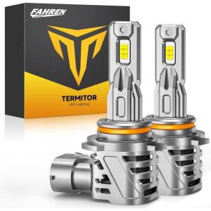 imageFAHREN H7H7LL Light Bulbs 5thGen ampamp Brightest 80000LM 12X Ultra Brighter 11 Mini Size Real Plug and Play No Extra Adapter Needed 6500K Cool White H7 Fog Light Bulbs with Cooling Fan Pack of 29012HIR2