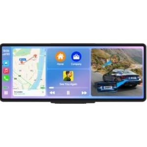 imageFAHREN Portable Wireless CarPlay ampamp Android Auto Adapter for Car 9quot 4K Touch Screen Car Stereo with Mirror LinkBackup CameraBluetoothGPS NavigationAUX for All Vehicles