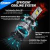imageFAHREN H7 Driving Fog Bulbs Super Bright 6500K Lights with Cooling Fan H7 Fog Bulbs with External Canbus Driver 98 Canbus Ready IP68 Waterproof Pack of 2