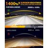 imageFAHREN H11H8H9H16 Bulbs  90000LM Super Bright 6000K White Fog Light ampamp Powersport Replacement Fog Plug ampamp Play Pack of 2