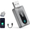 imageFAHREN Apple CarPlay Wireless Adapter Converts Wired to Mini Bluetooth carplay Adapter Compatible iOS with USB A ampamp Type C