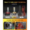 imageFAHREN   H11  Bulbs   Brighter True 11 Mini Size 6500K Cool White Real Plug and Play with Cooling Fan H9 H8 Fog Bulbs Non Polarity Pack of 2