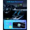 imageMini Wireless Carplay Adapter for iPhone  Android Carplay Wireless Adapter Car Play Dongle BluetoothBlueblack