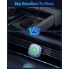 imageMini Wireless Carplay Adapter for iPhone  Android Carplay Wireless Adapter Car Play Dongle BluetoothBlueblack