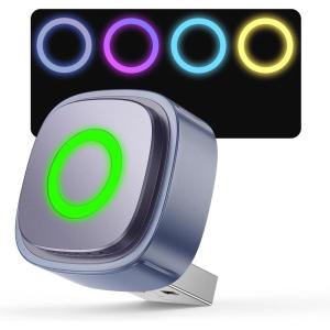 imageMini Wireless Carplay Adapter for iPhone  Android Carplay Wireless Adapter Car Play Dongle BluetoothBlue