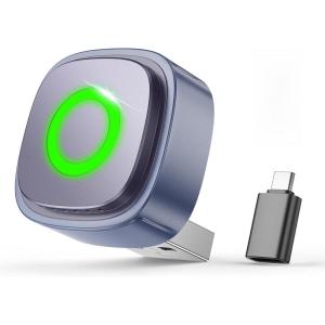 imageMini Wireless Carplay Adapter for iPhone  Android Carplay Wireless Adapter Car Play Dongle BluetoothBlueblack