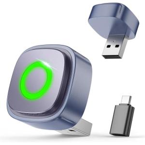 imageMini Wireless Carplay Adapter for iPhone  Android Carplay Wireless Adapter Car Play Dongle BluetoothNavy blue