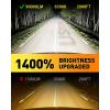 imageFAHREN   H7 LED Bulbs   Ultra Bright H7 Fog Bulbs Real 11 Mini Size No Adapter Needed CANBUS Error Free 6500K White 85000 Longer Lifespan Pack of 2H7